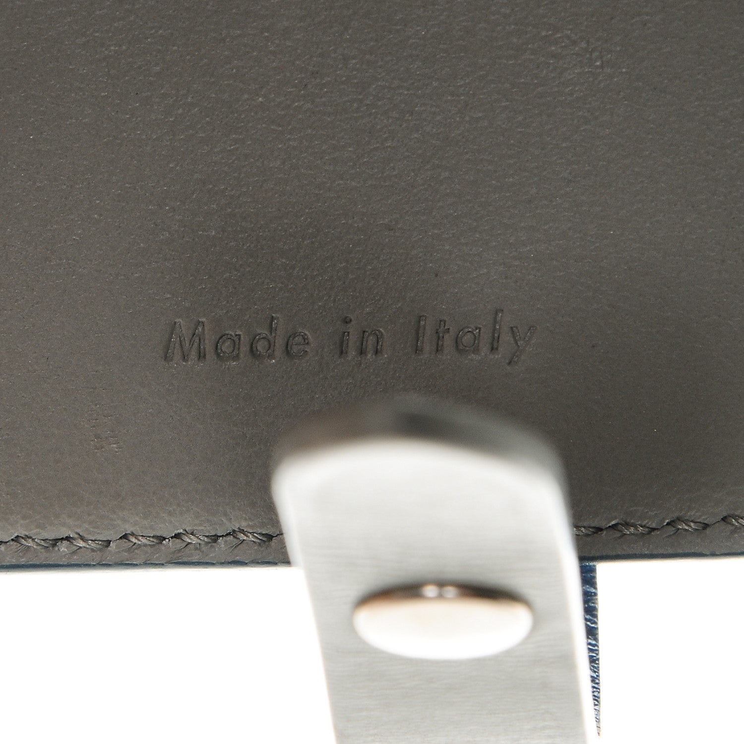 Celine Calfskin Medium Multifunction Strap Wallet Washed Blue 6 of 6