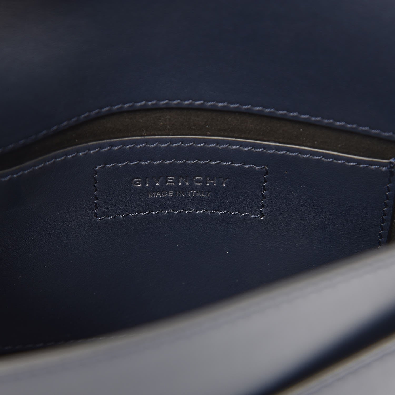 Givenchy Calfskin Mini Infinity Saddle Bag Night Blue 6 of 7