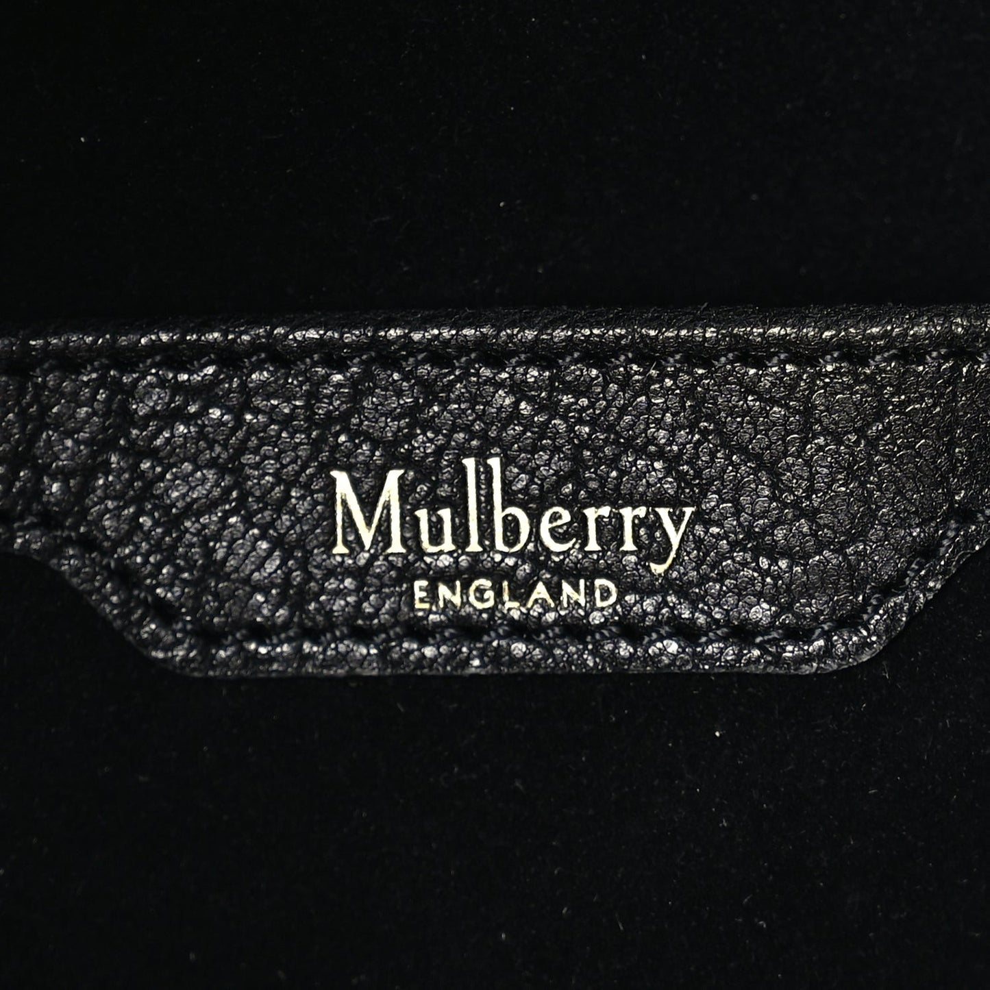Textured Goatskin Camden Black