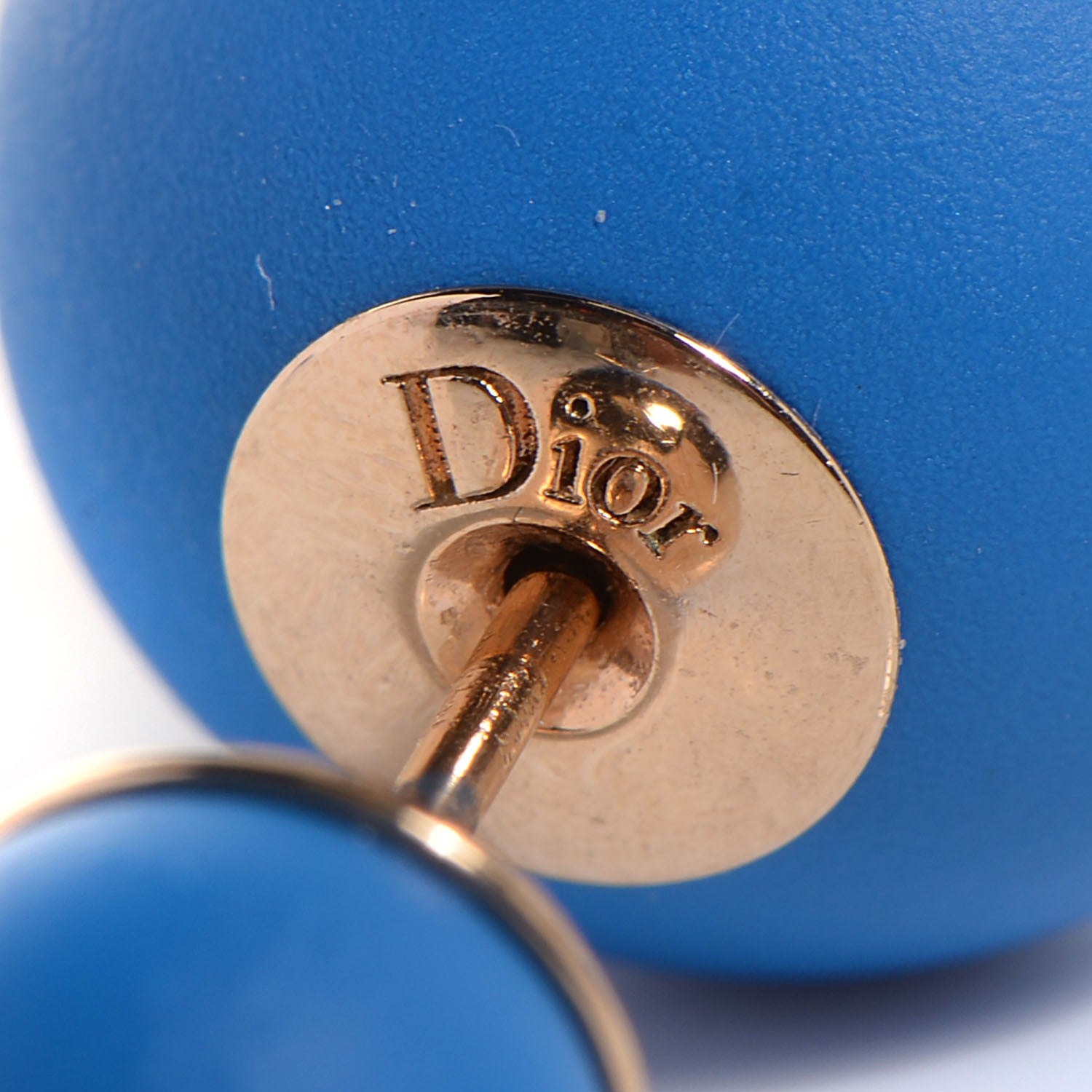 Christian Dior Mise En Dior Tribal Earrings Blue 6 of 7