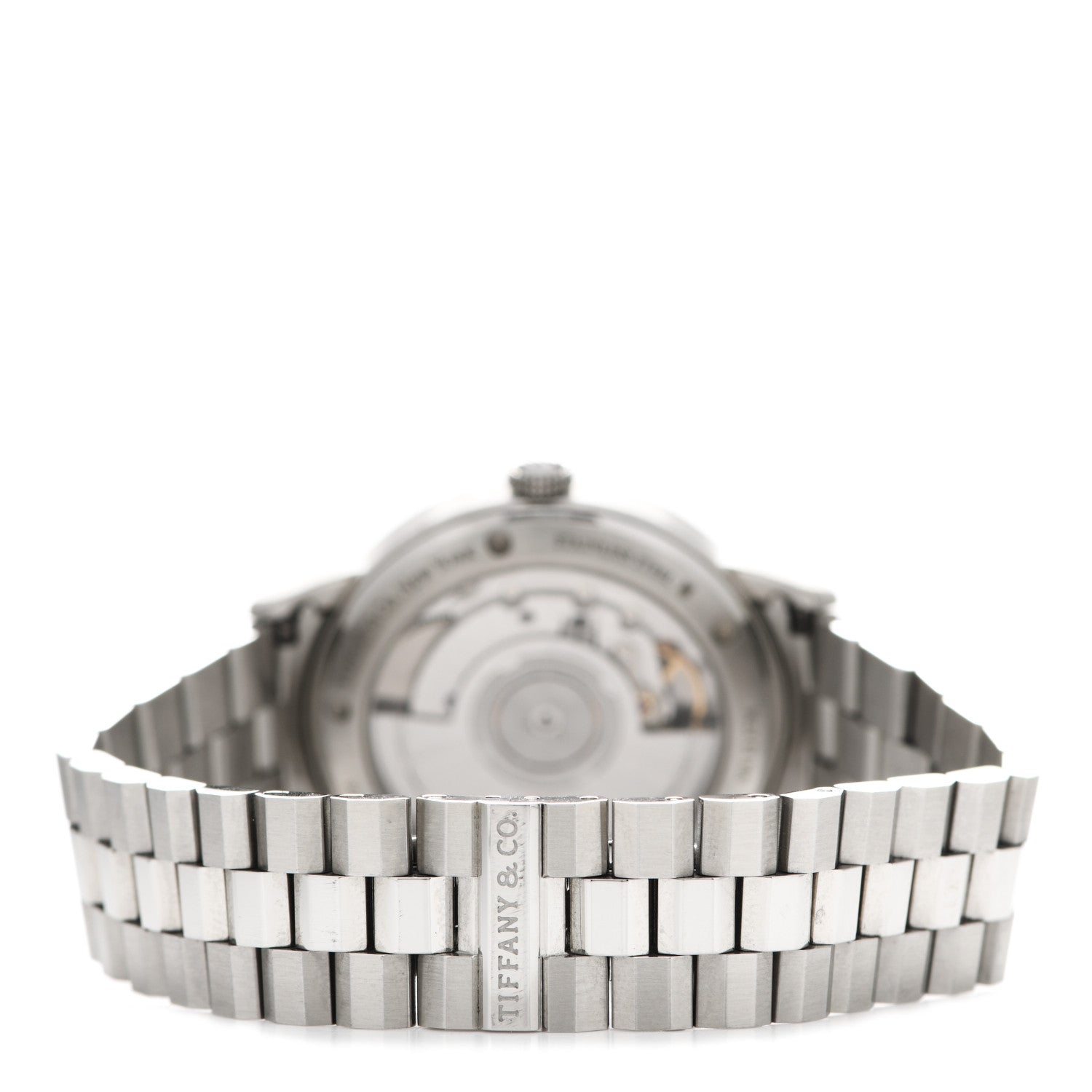Tiffany Stainless Steel 34mm CT60 3-Hand Automatic Watch 3 of 5