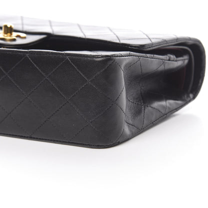Chanel Lambskin Quilted Medium Double Flap Black 11 of 16