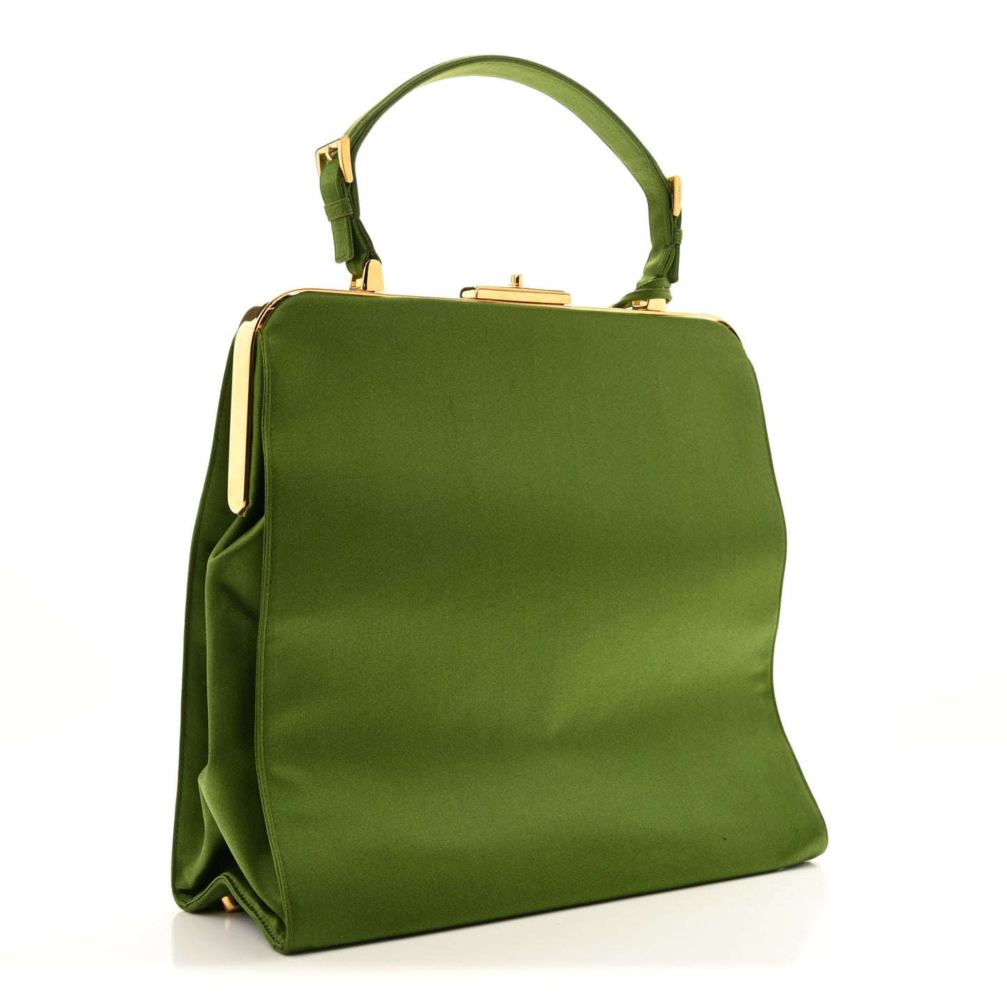 Satin Framed Bag Felce