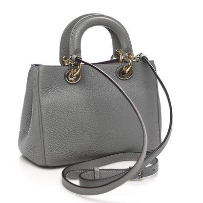 Christian Dior Bullcalf Mini Diorissimo Tote Gris 3 of 10