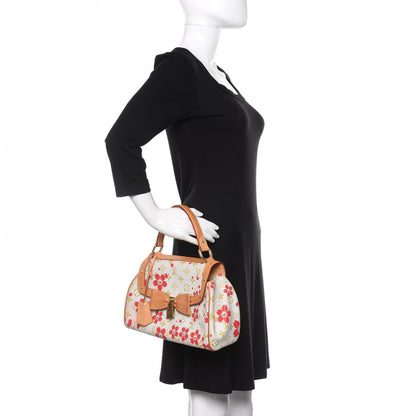 Louis Vuitton Monogram Cherry Blossom Sac Retro Bag Red 2 of 11