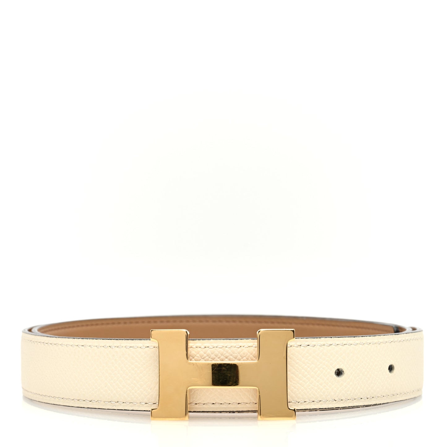 Swift Epsom 24mm Mini Constance H Belt 80 32 Biscuit Nata