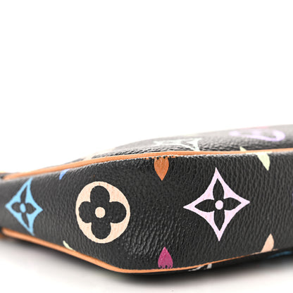 Louis Vuitton Monogram Multicolor Pochette Accessories Black 8 of 13