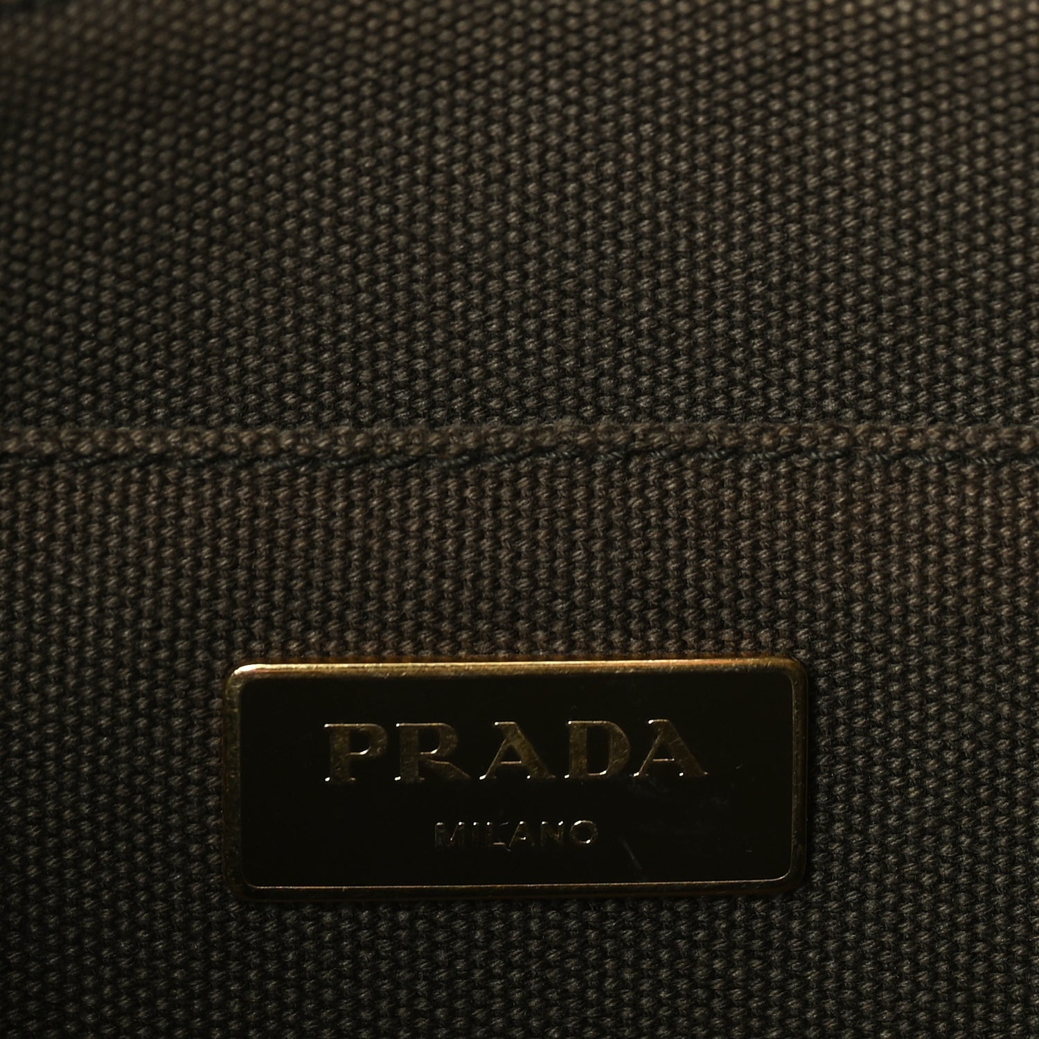 Prada Canapa Small Logo Tote Khaki 5 of 8