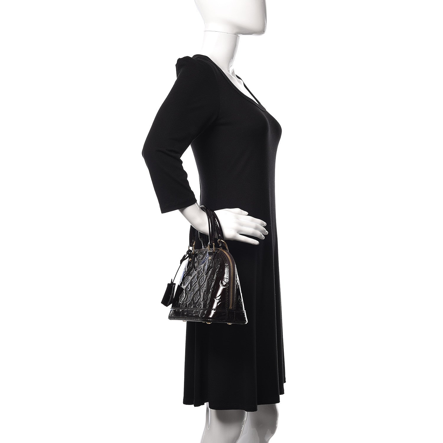 Louis Vuitton Vernis Alma BB Amarante 2 of 9