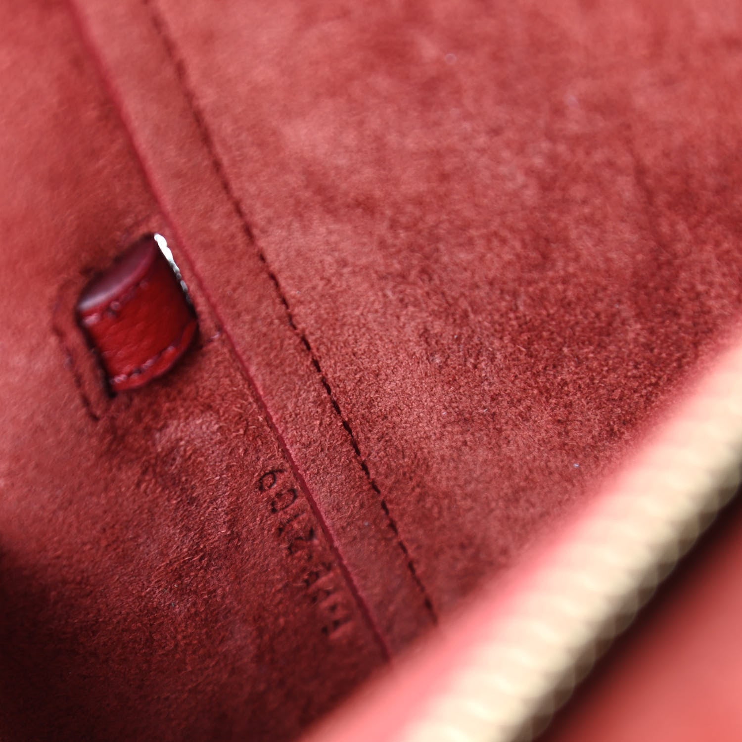 Celine Grained Calfskin Nano Belt Bag Ruby 10 of 11