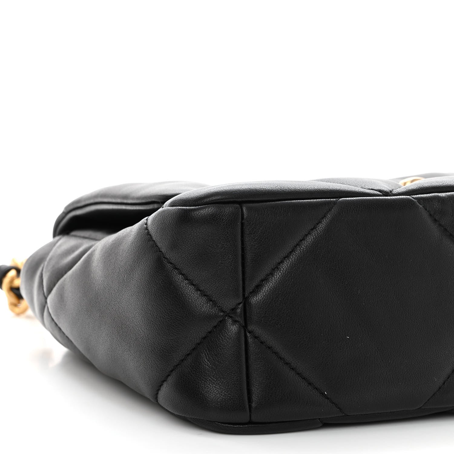 Chanel Lambskin Quilted Medium Chanel 19 Flap Black 9 of 10