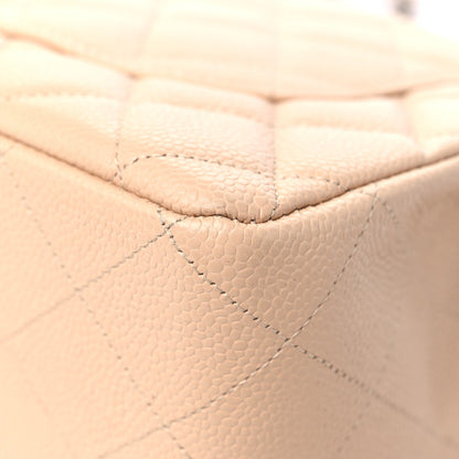 Chanel Caviar Quilted Jumbo Single Flap Beige 11 of 11
