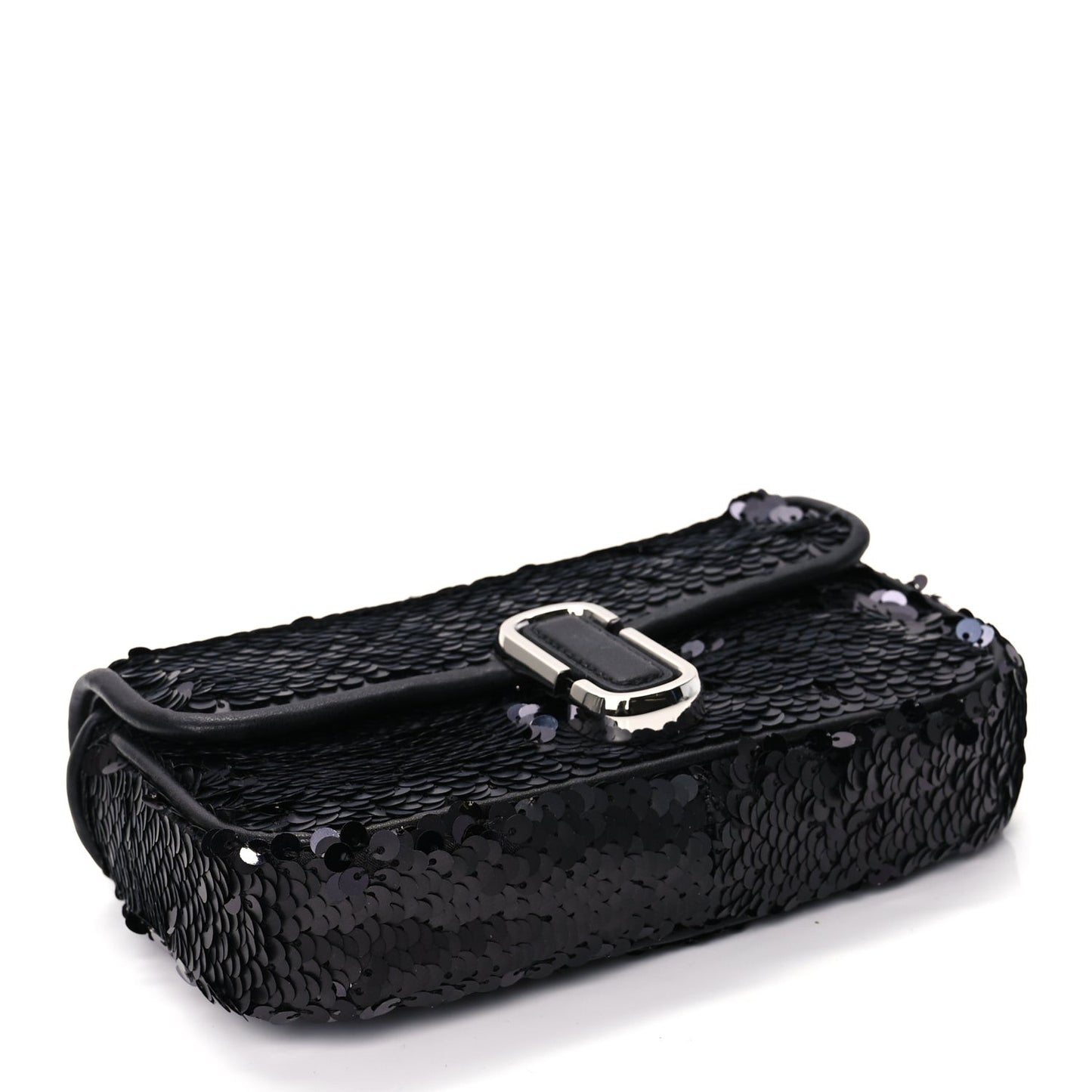 Sequin J Marc Mini Shoulder Bag Black