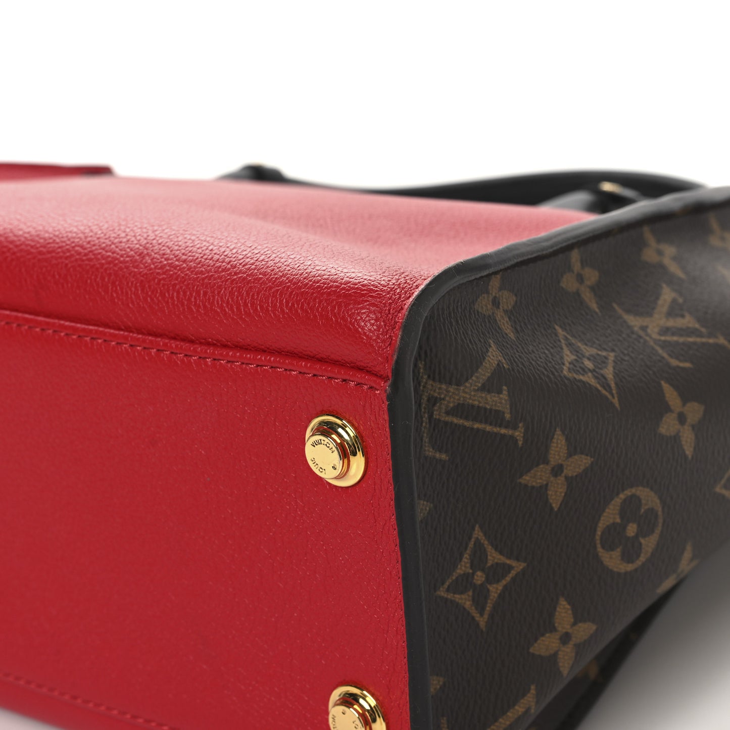 Calfskin Monogram On My Side Pirate Red