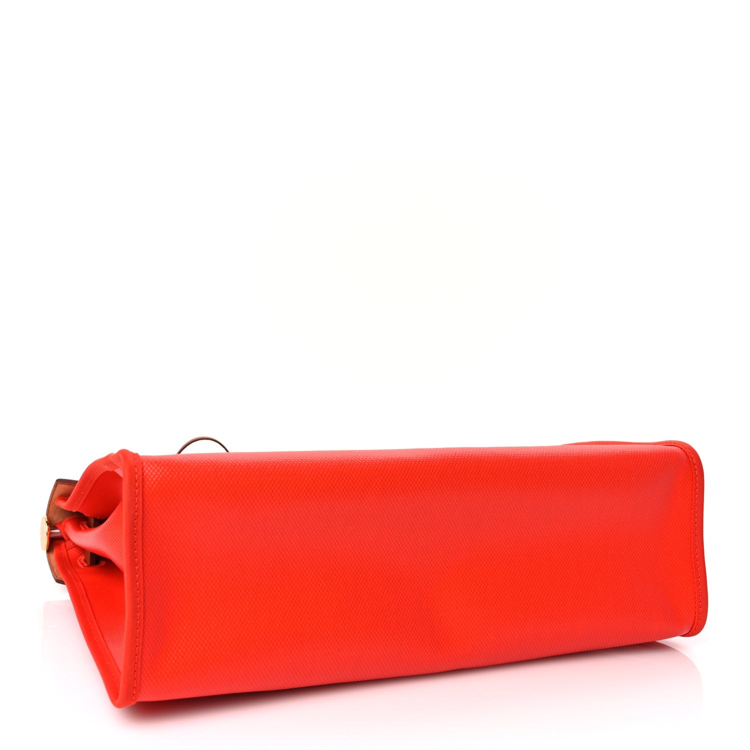 Hermes Toile H Berline Vache Hunter Herbag Zip 31 PM Capucine Fauve 4 of 9