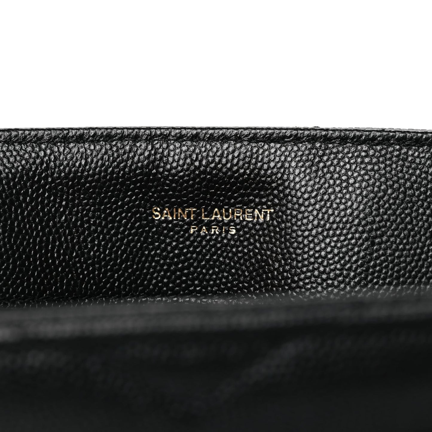 Grain de Poudre Calfskin Y Quilted Monogram Small Loulou Chain Satchel Black