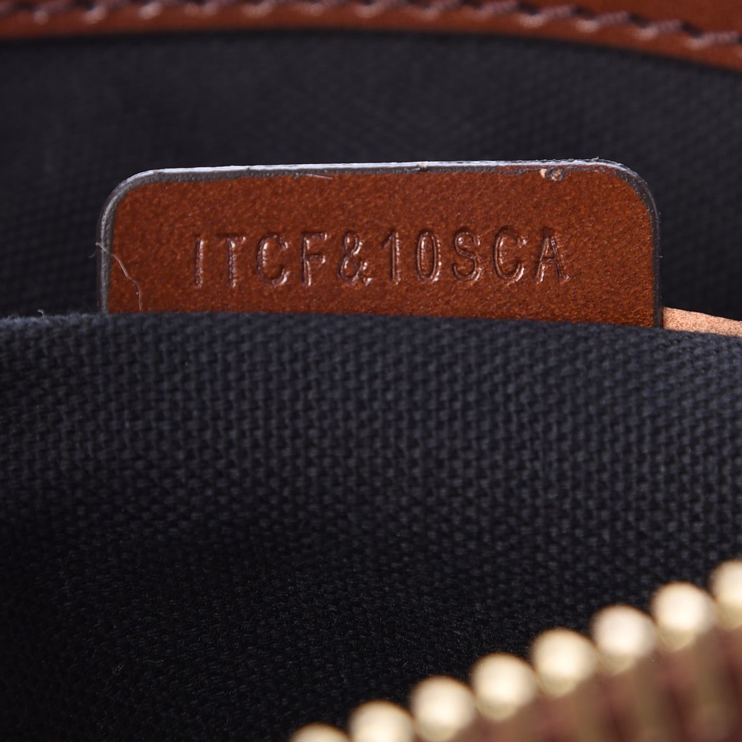 House Check Small Gladstone Dark Tan