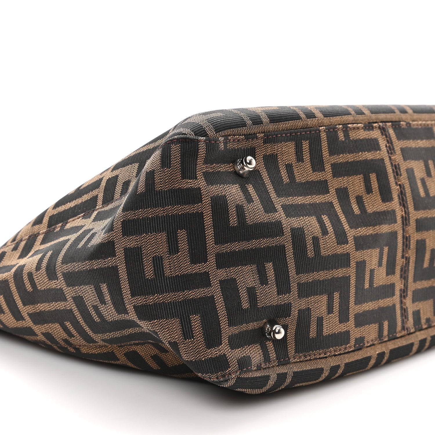 Fendi Zucca Small Holdall Tote Tobacco 9 of 12