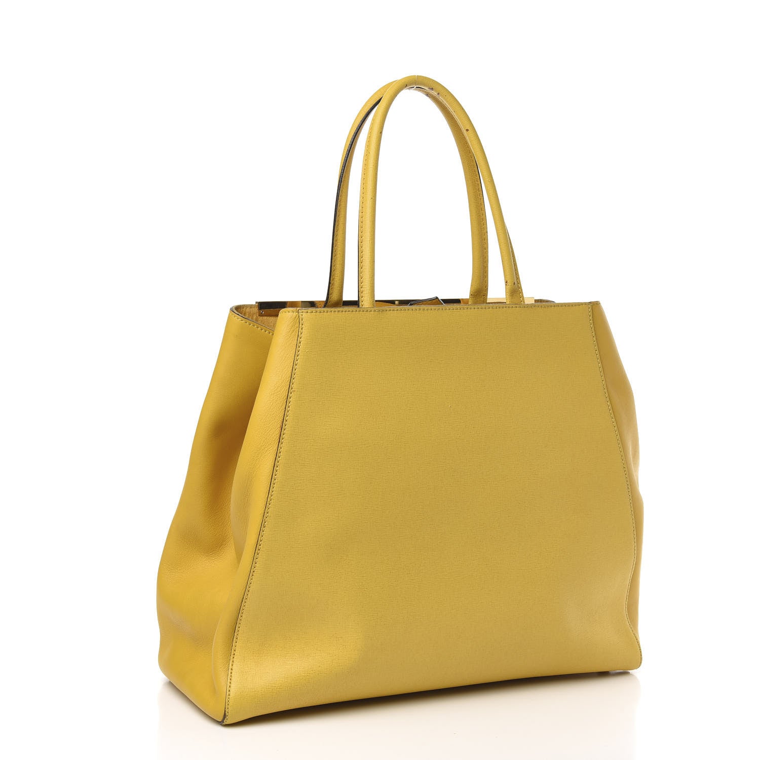 Fendi Vitello Elite Large 2Jours Tote Cedro 3 of 15
