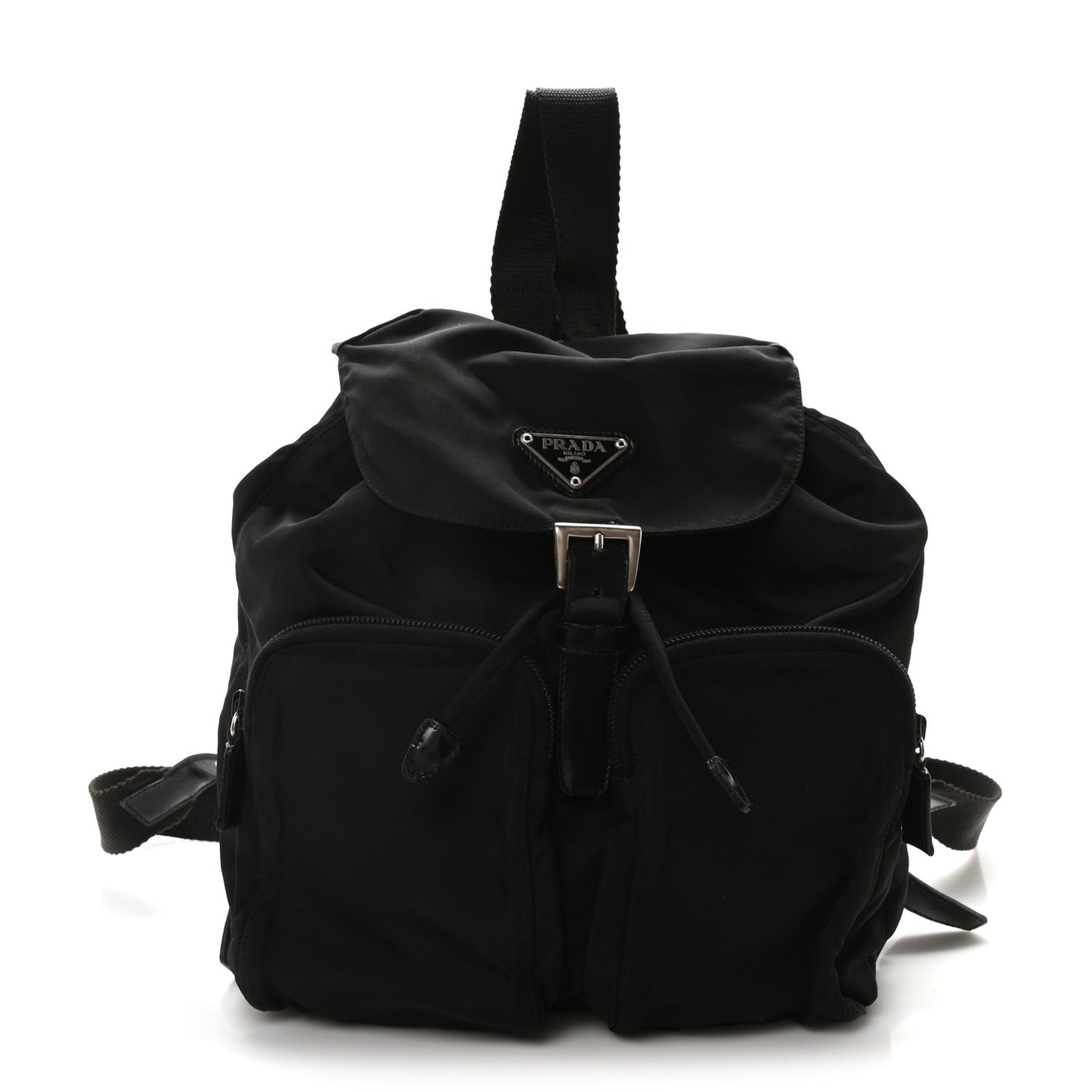 Tessuto Nylon Vela Small Backpack Black