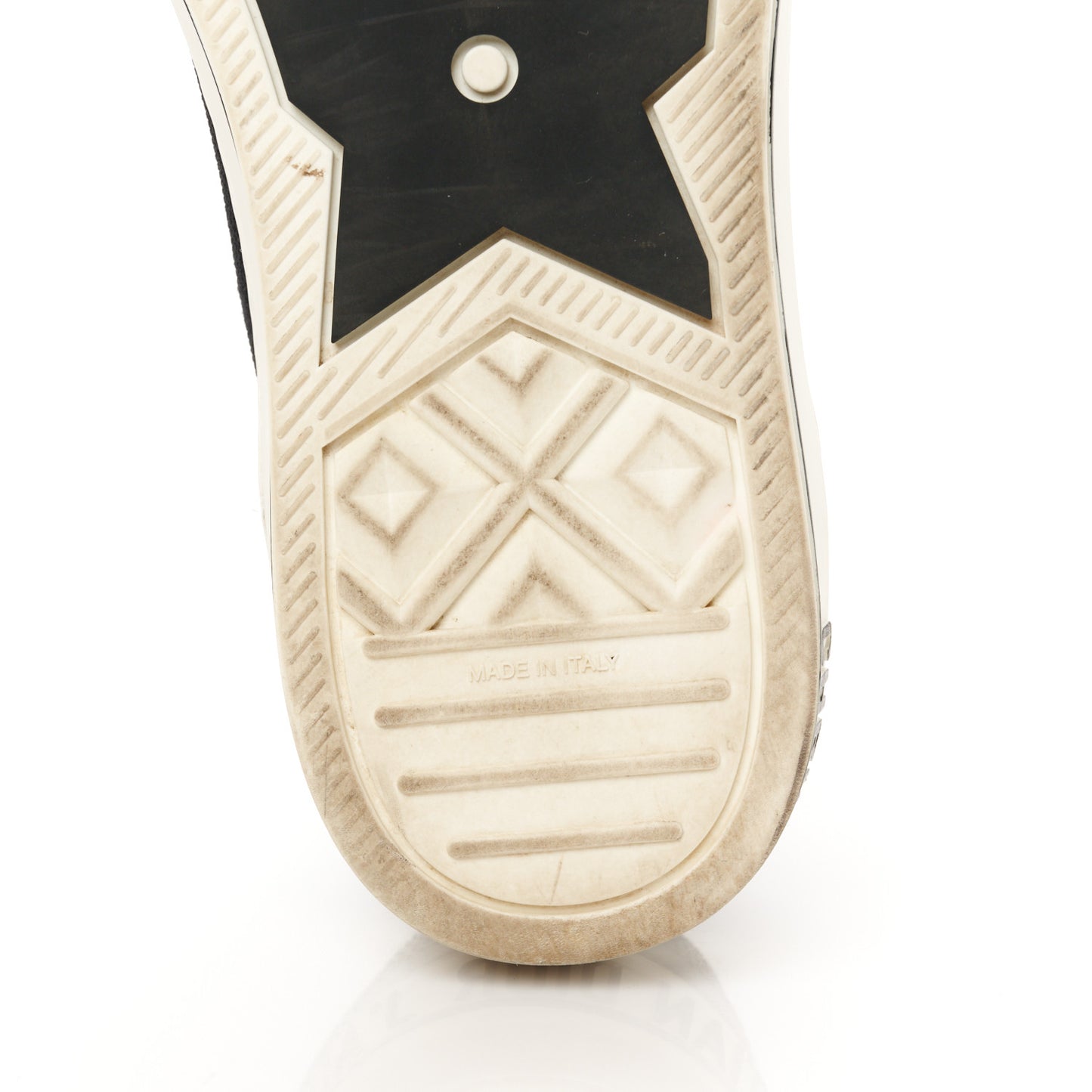 Technical Knit Calfskin Womens Walk'N'Dior High Top Sneaker 38.5 Black