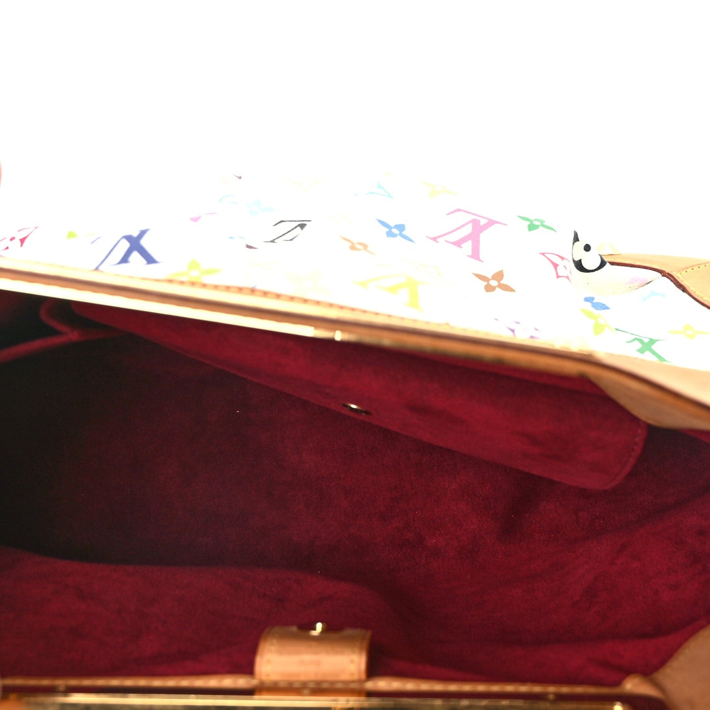 Monogram Multicolor Judy MM White