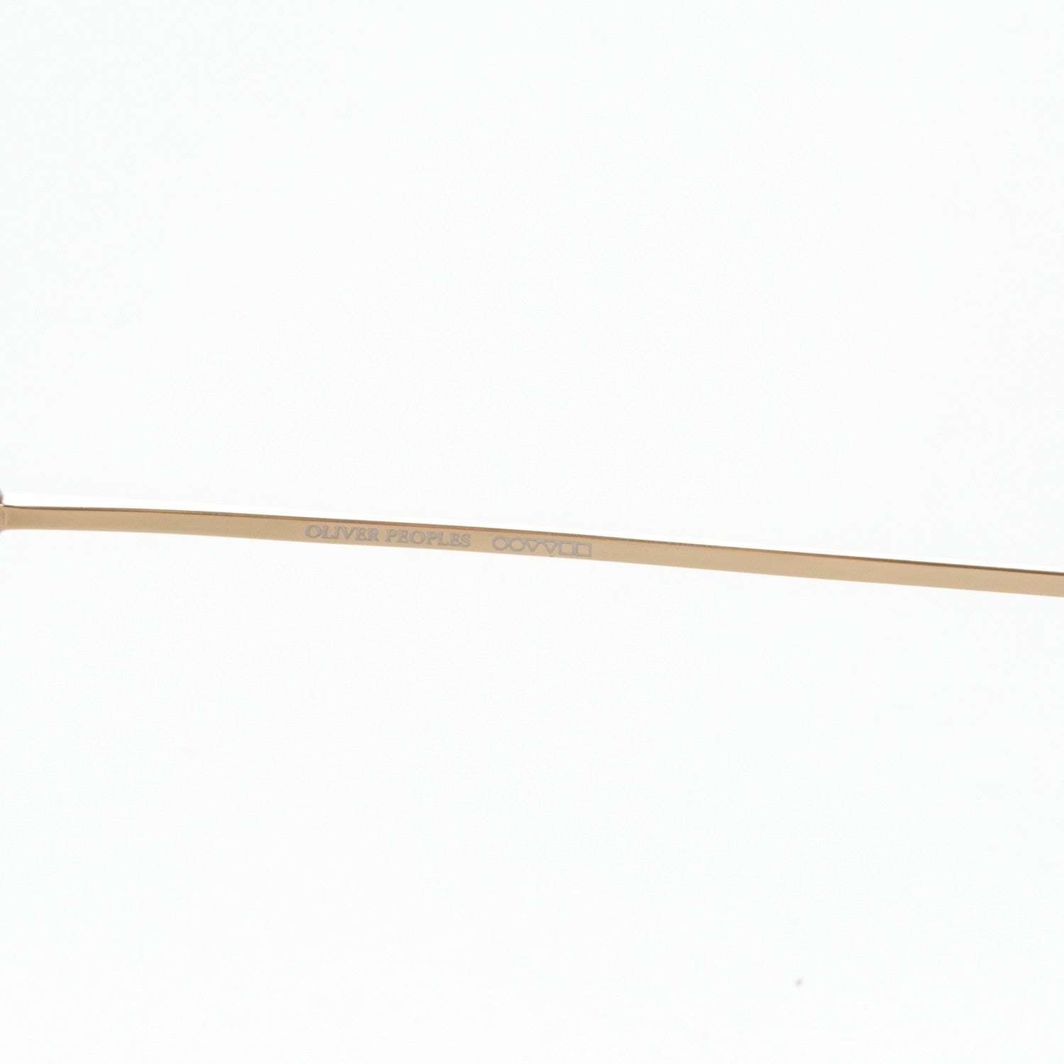 Oliver Peoples Titanium Elsie Aviator Sunglasses Gold 6 of 8