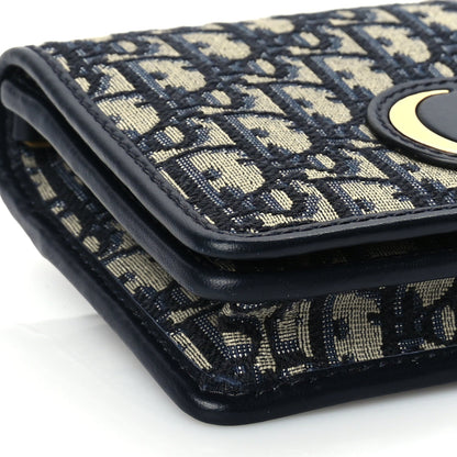 Christian Dior Oblique 30 Montaigne 2-In-1 Pouch Blue 7 of 8