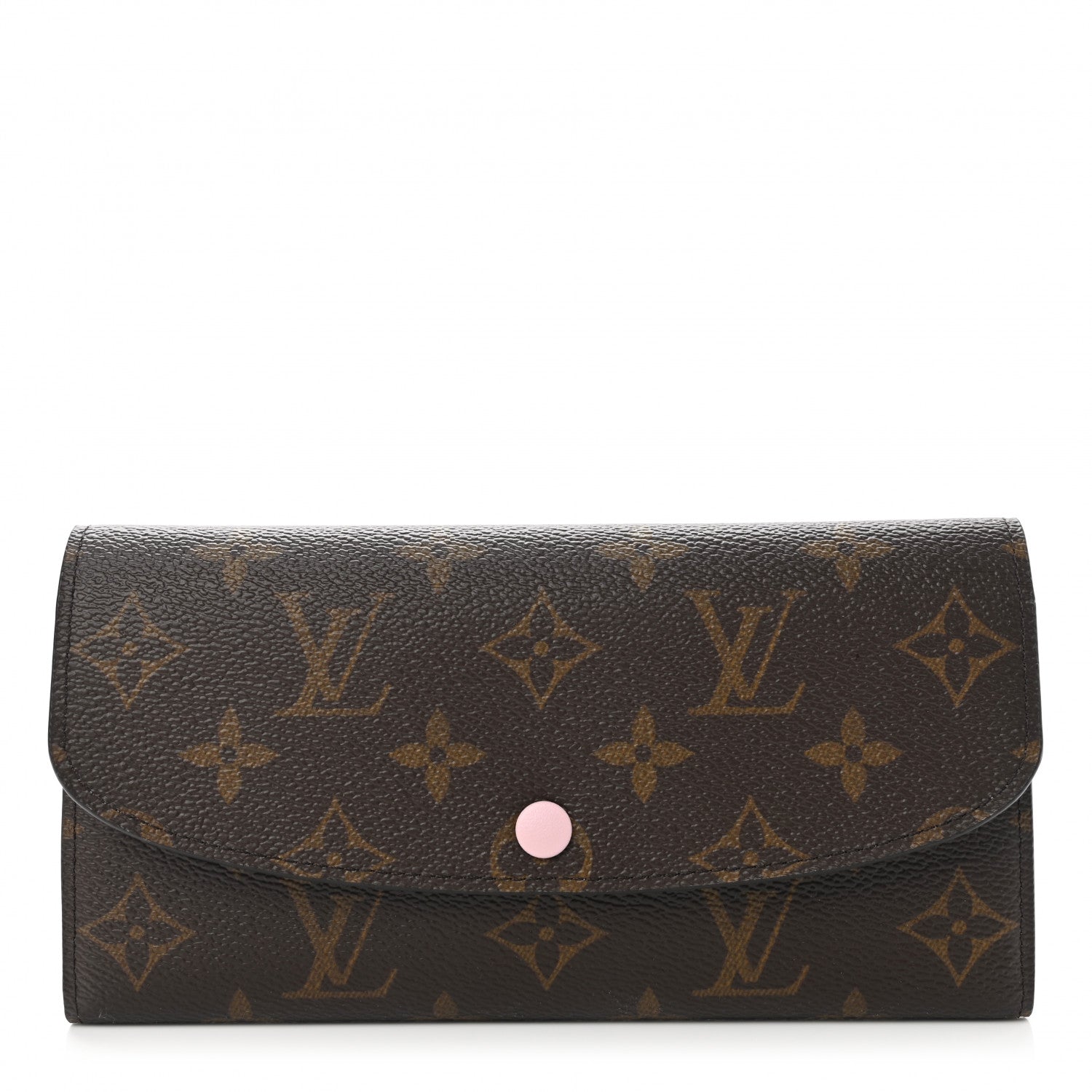 Louis Vuitton Monogram Emilie Wallet Rose Ballerine 1 of 8
