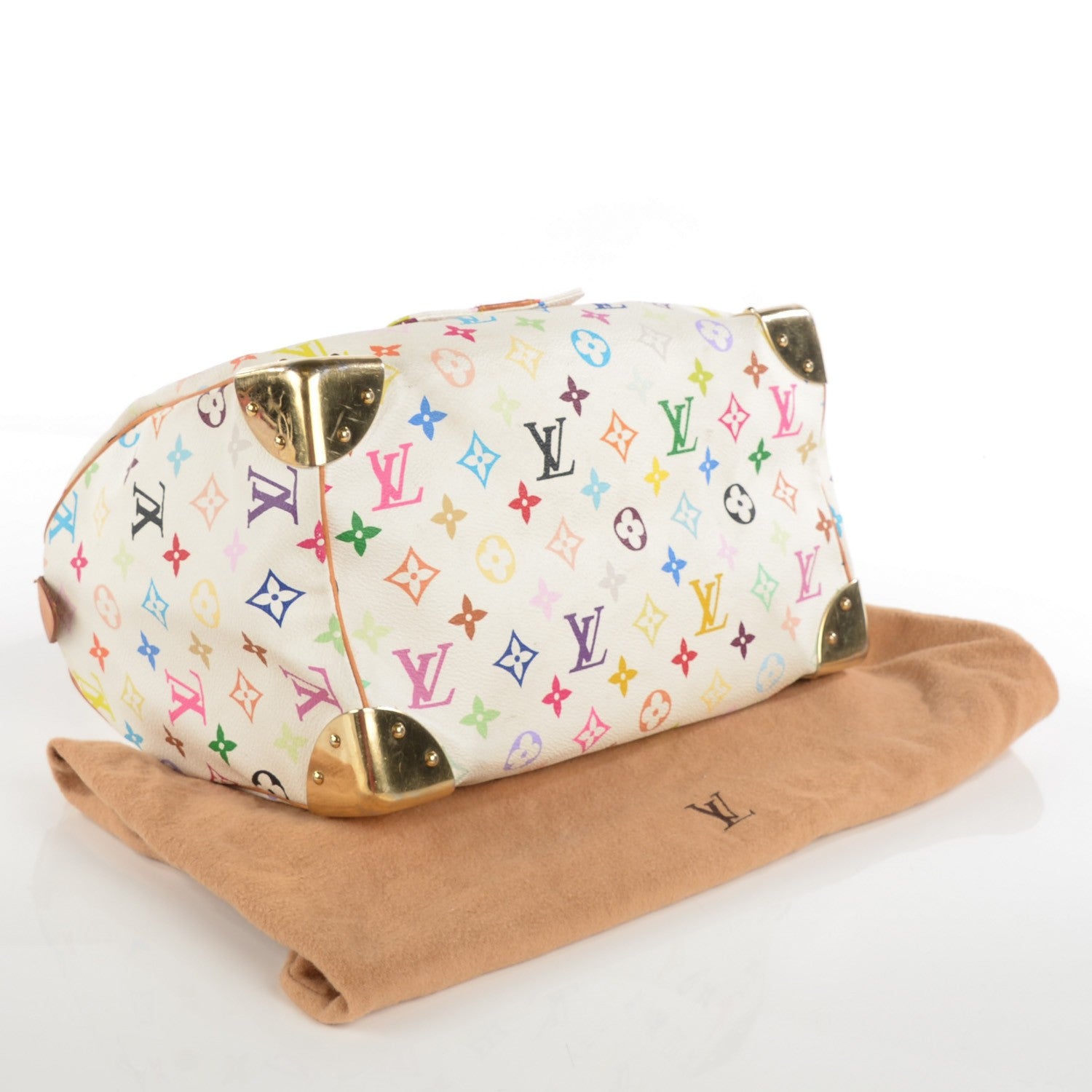 Louis Vuitton Monogram Multicolor Speedy 30 White 4 of 9