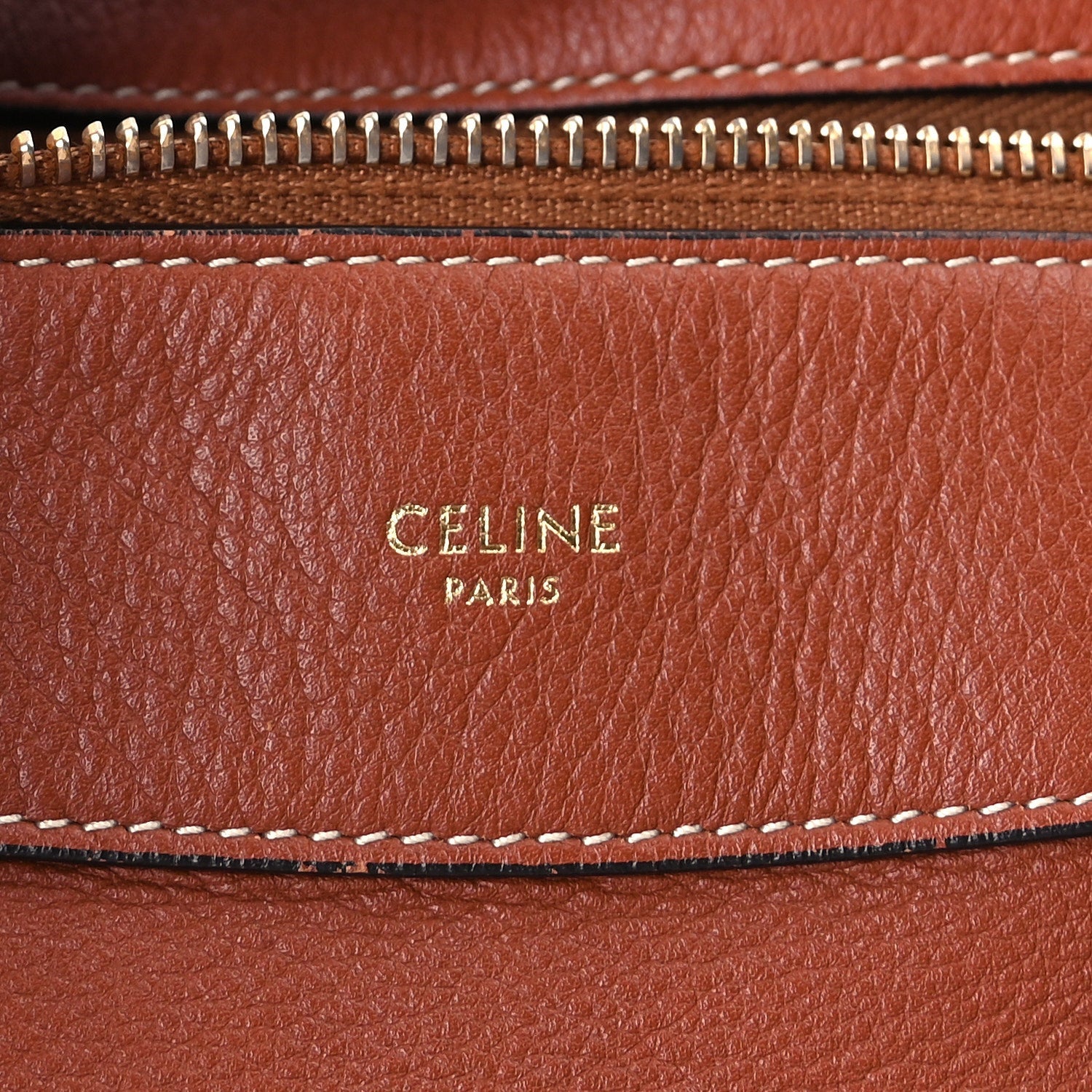 Celine Supple Calfskin Medium Romy Shoulder Bag Tan 5 of 9