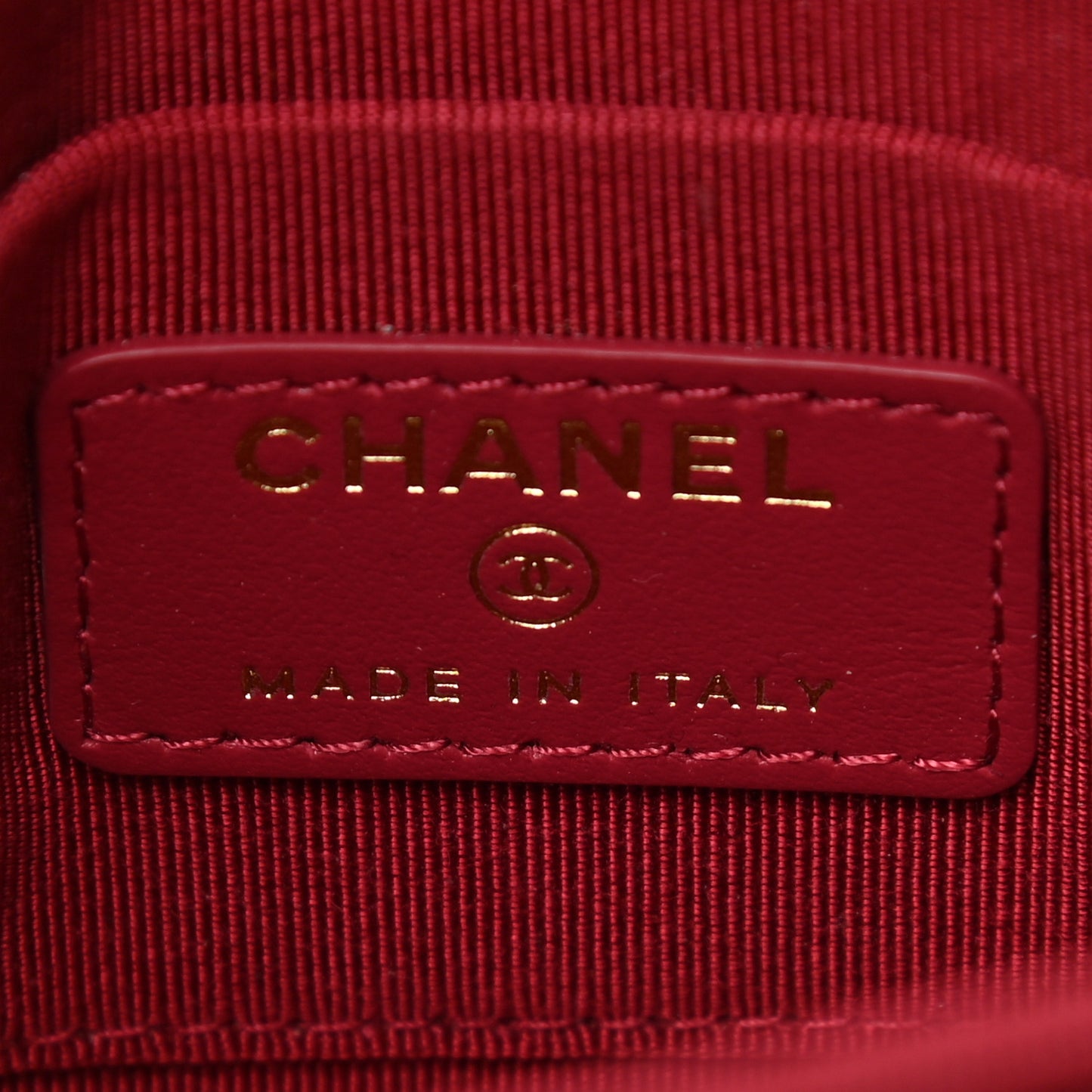 Shiny Goatskin Quilted Small Chanel 19 Pouch With Handle Black