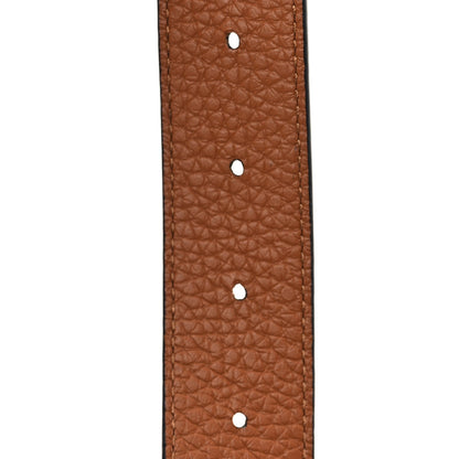 Louis Vuitton Taurillon Calfskin 30mm LV Initiales Reversible Belt Black 4 of 4