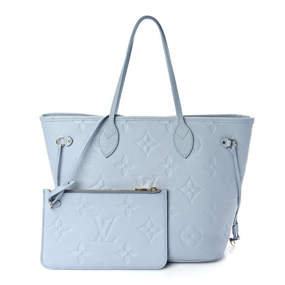 Louis Vuitton Empreinte Monogram Giant Neverfull MM Blue Hour 2 of 9