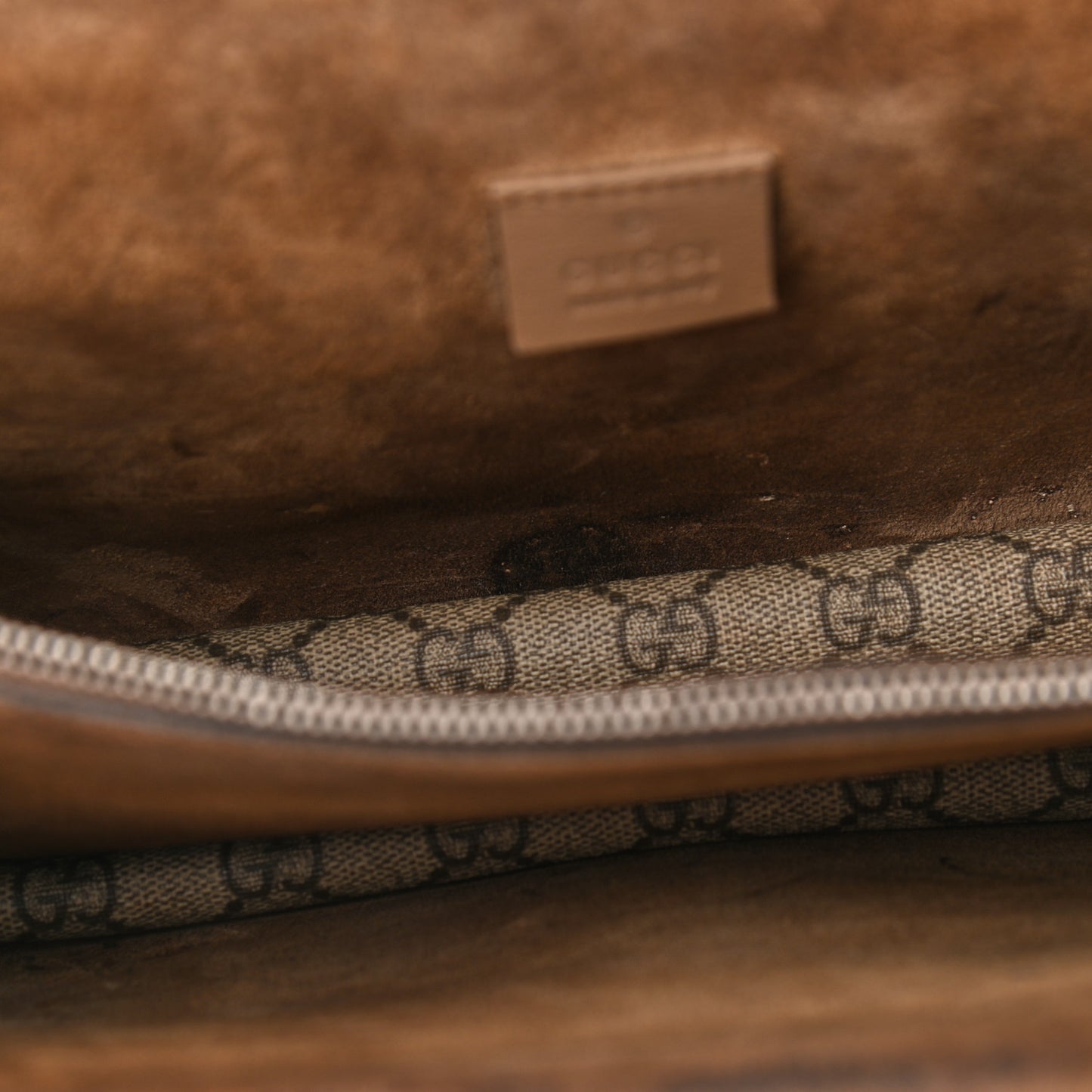 GG Supreme Monogram Small Dionysus Shoulder Bag Taupe