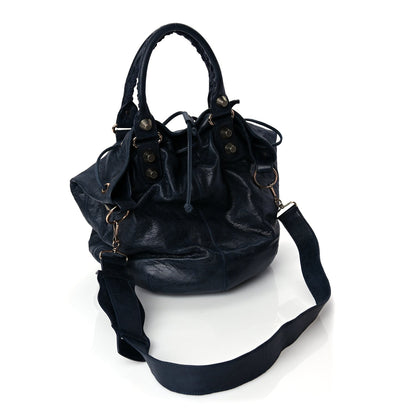 Balenciaga Agneau Giant 21 Rose Gold Hardware Pompon Marine 2 of 8
