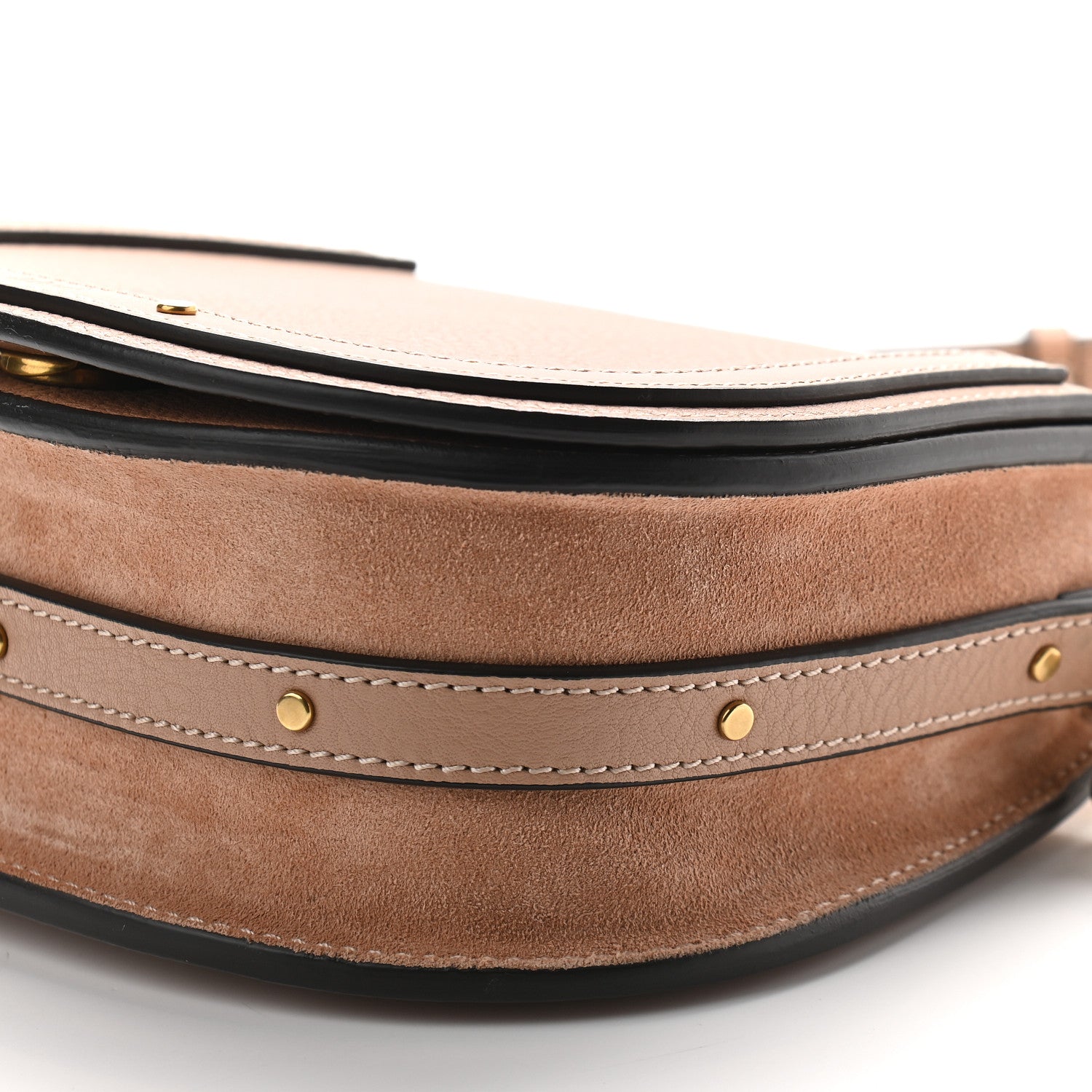 Chloe Calfskin Suede Small Nile Bracelet Bag Biscotti 8 of 8