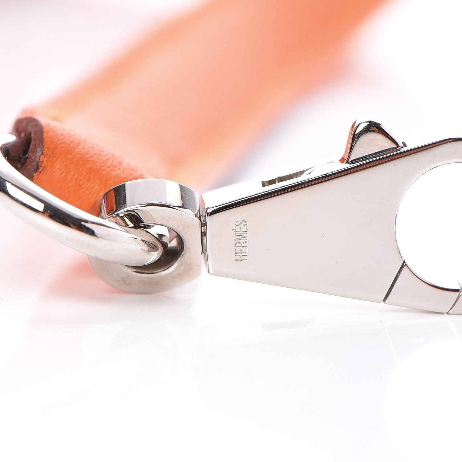 Hermes Taurillon Clemence Kelly Retourne 28 Orange 11 of 35