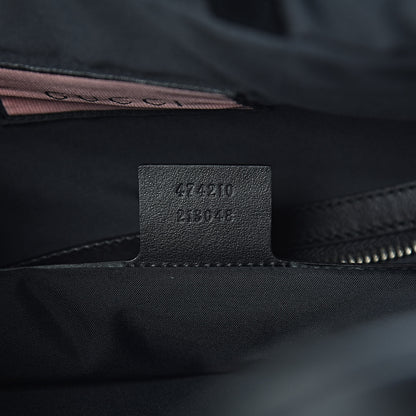 Gucci Calfskin Small GucciGhost Drawstring Backpack Black 8 of 11