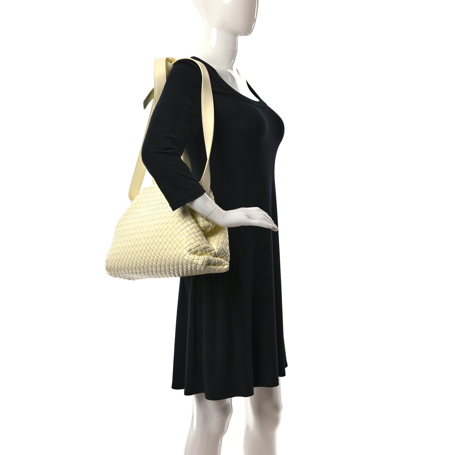 Bottega Veneta Nappa Intrecciato Small Padded The Handle Tote Zest Washed 3 of 11