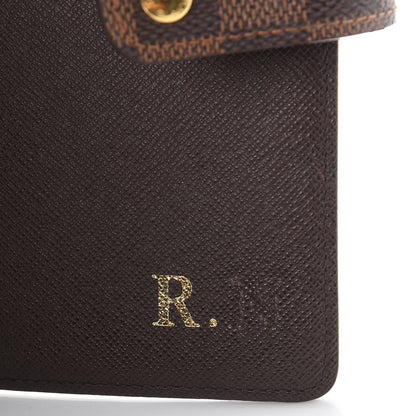 Louis Vuitton Damier Ebene Medium Ring Agenda Cover 7 of 12