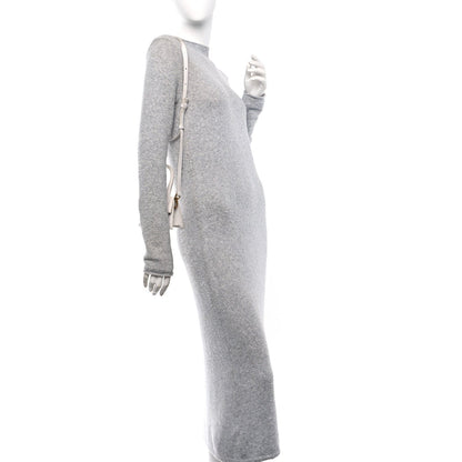 Jacquemus Suede Crocodile Embossed Le Chiquito Grey 2 of 7