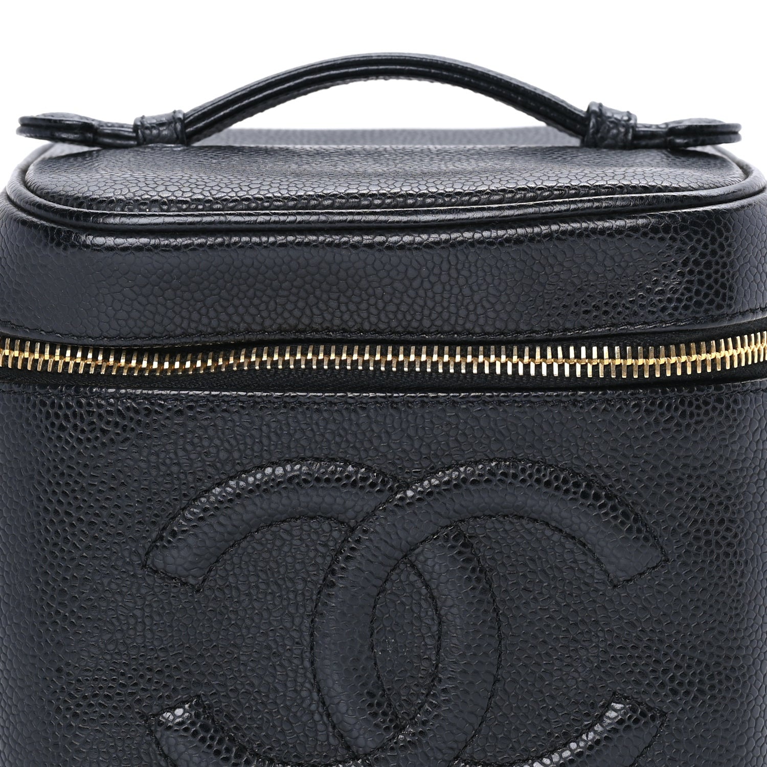 Chanel Caviar Vanity Cosmetic Case  Black 7 of 7