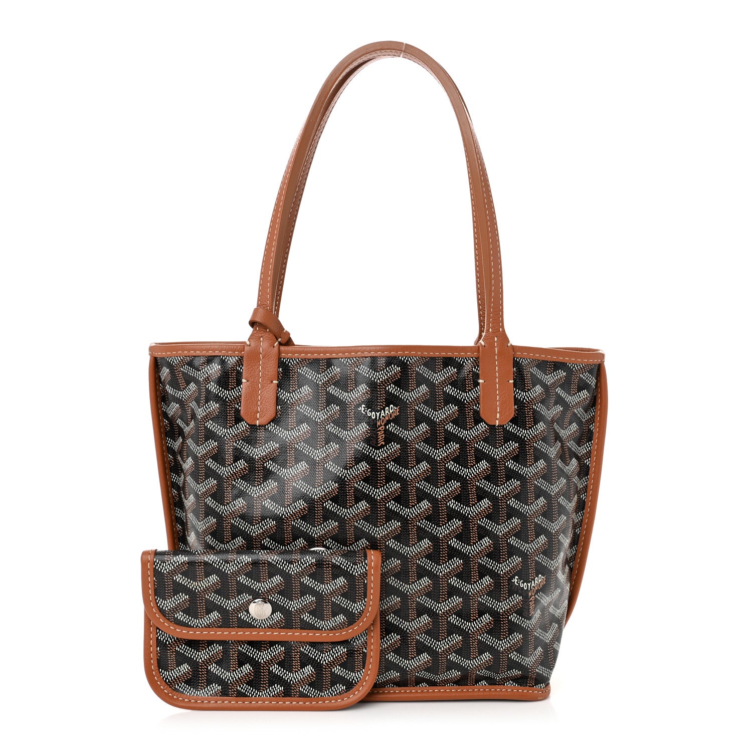 Goyard Goyardine Reversible Mini Anjou Black Gold 1 of 18