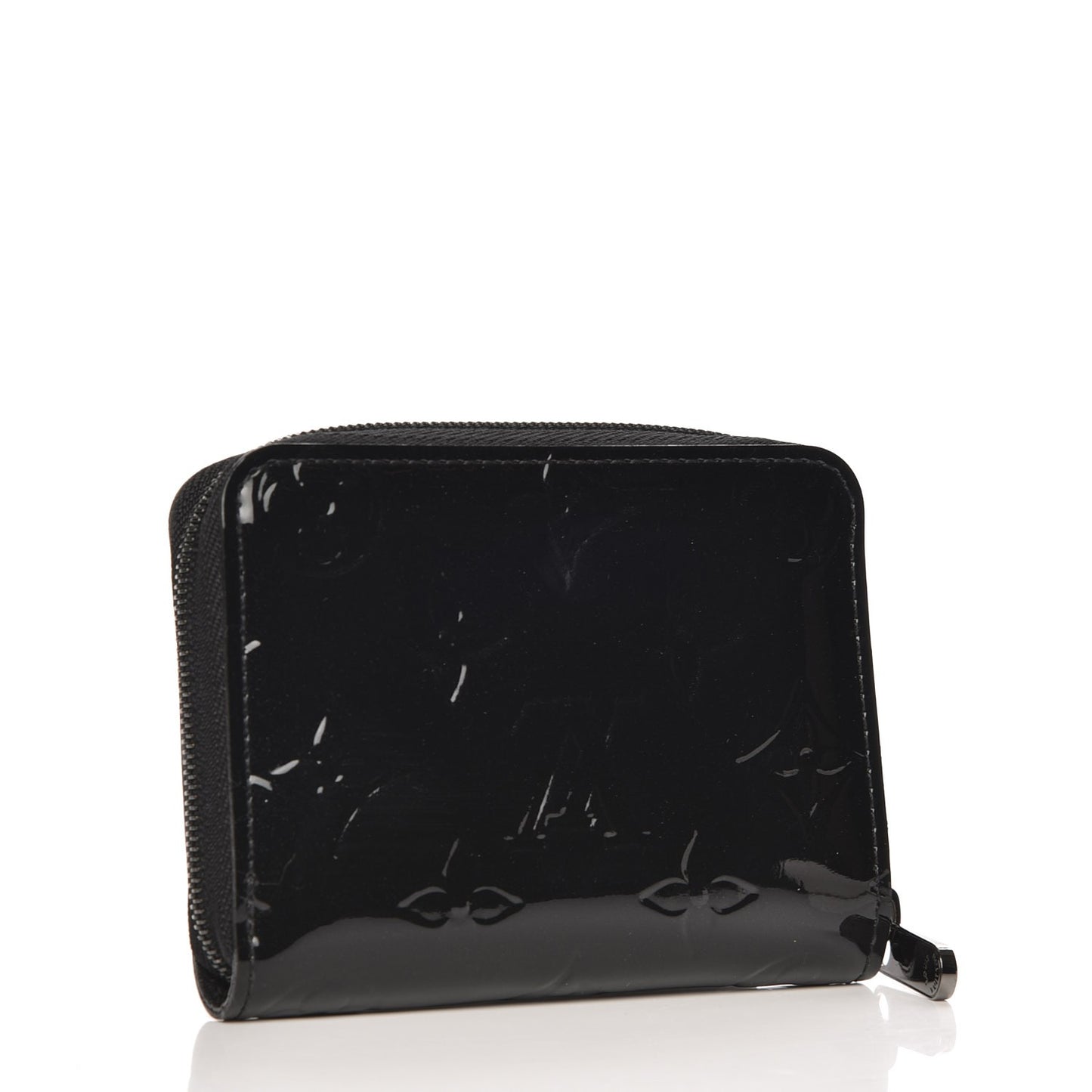 Vernis Zippy Coin Purse Wallet Noir Magnetique