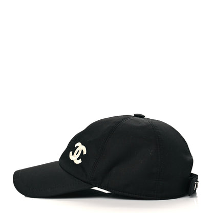 Chanel Cotton CC Cap Hat Black 3 of 6
