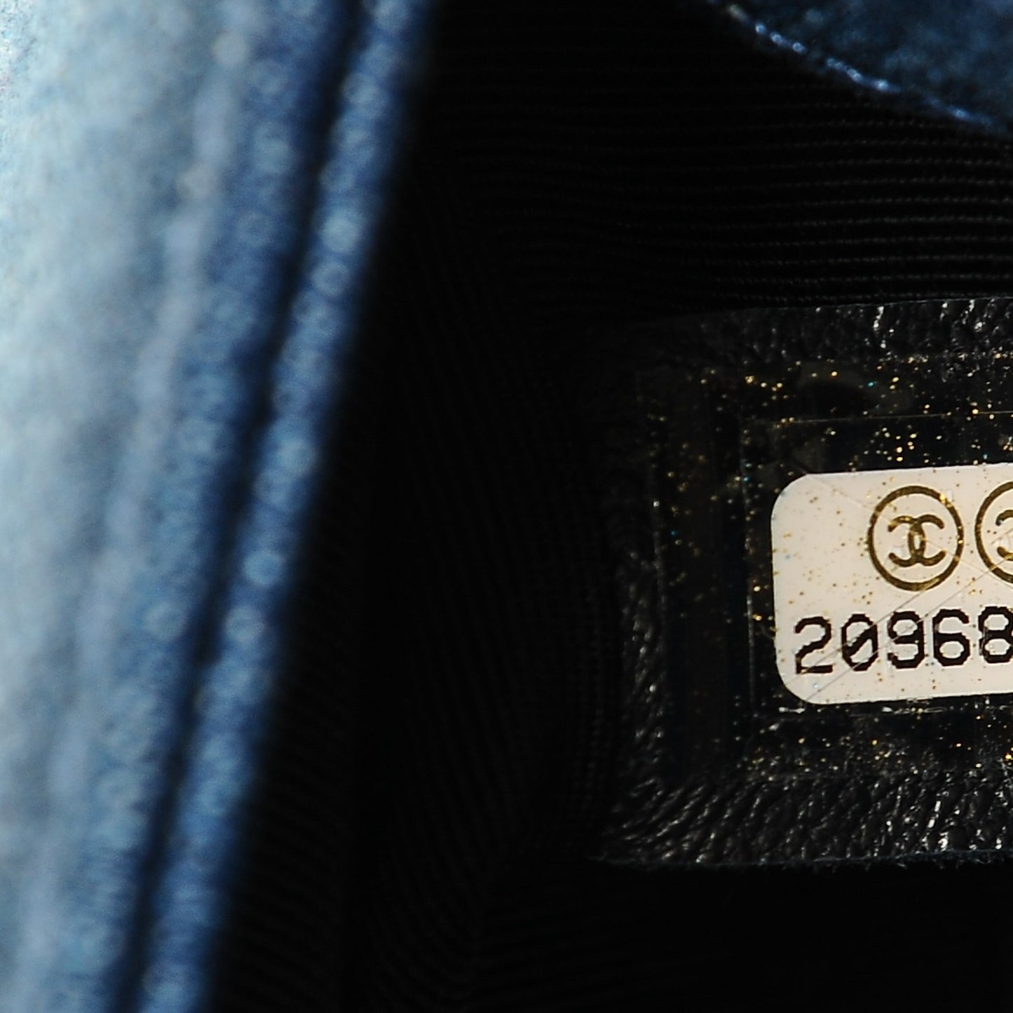 Denim Patchwork Small Boy Flap Blue