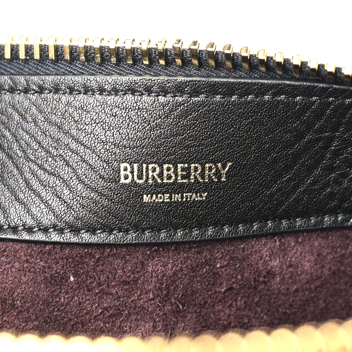 Burberry Grainy Calfskin Medium Knight Bag Black 5 of 8