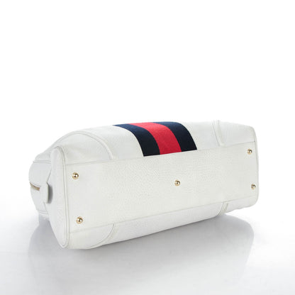 Gucci Calfskin Web Blondie Bowler White 4 of 8