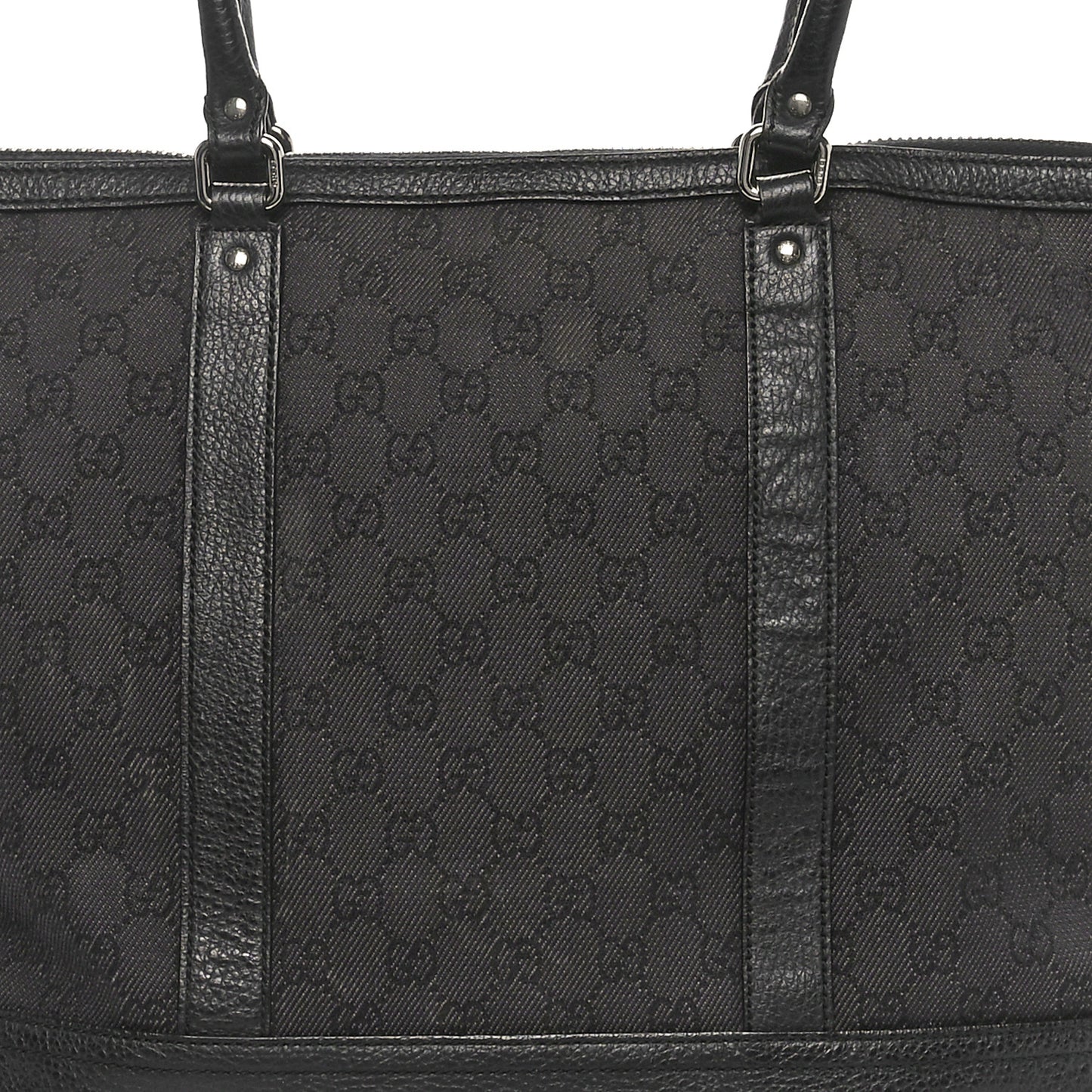 Monogram Large Business Tote Black
